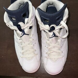 Jordan Sneakers White and Navy
